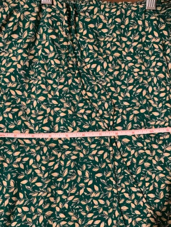 Zara Green Floral Off-Shoulder Dress - Picture 5 of 6